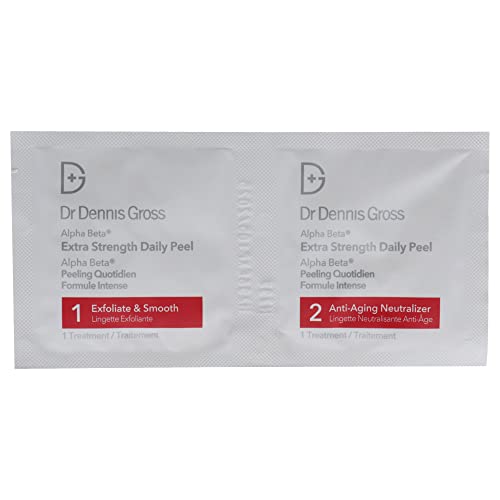 Dr. Dennis Gross Alpha Beta Extra Strength Daily Peel: for Oily Skin, Uneven Tone or Texture, Wrinkles or Enlarged Pores (30 Treatments) - imagen 1