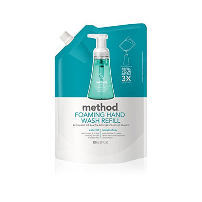 Jabón de Manos Espumoso Method, Recarga, Cascada, 28 Fl Oz (Paquete de 1) - imagen 1