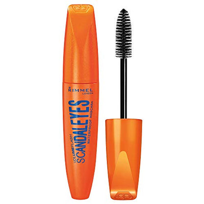 Máscara Rimmel London Scandaleyes, resistente, a prueba de manchas, 001, negra impermeable, 0.41 oz - imagen 3
