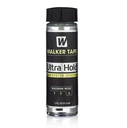 Adhesivo para pelucas Walker Tape Co. Ultra Hold 1.4 fl oz Brush-On, resistente al agua, de secado transparente, para piel sensible, duración máxima - imagen 3