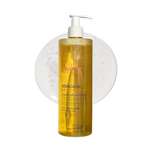 Aceite Limpiador Reconstituyente Avène XeraCalm A.D, para Dermatitis Atópica y Piel Eczema, Sin Fragancia, con Dosificador, 13.5 oz. - imagen 1