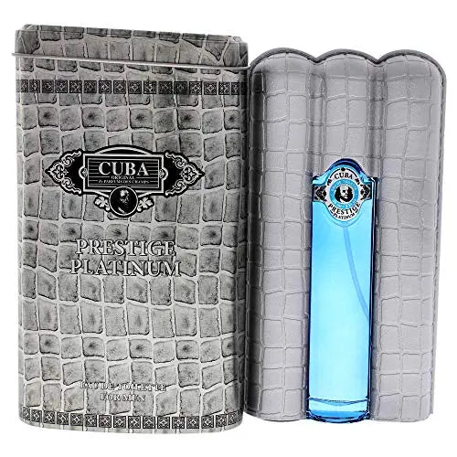 Cuba Original de Parfums Des Champs Prestige Platinum, 3 oz Spray de Eau De Toilette para Hombre (CUBPRPM0009002) - imagen 3