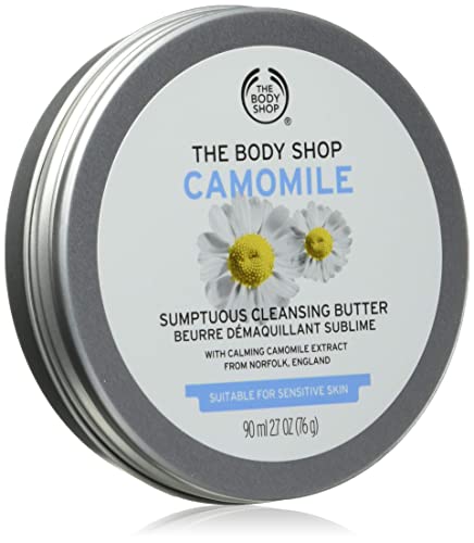 The Body Shop Manteca Limpiadora de Maquillaje de Manzanilla | Elimina Maquillaje Resistente al Agua con Manteca de Karité | Apta para Piel Sensible, - imagen 1