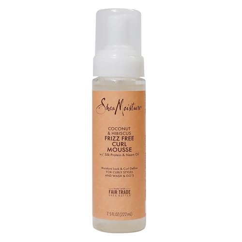 Mousse para rizos sin frizz SHEA MOISTURE de Coco y Hibisco - 7.5 Fl Oz (290612) - imagen 3