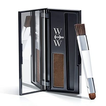 COLOR WOW Root Cover Up, Castaño Medio – Cobertura Instantánea de Canas y Toque Temporal, Resistente al Agua y Sudor, Fórmula Galardonada Sin Desorden - imagen 1