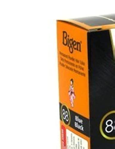 Bigen Polvo para Color de Cabello #88 Negro Azulado (Paquete de 3) - imagen 4