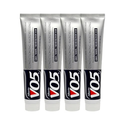Alberto VO5 Acondicionador para Cabello - Cabello Gris Blanco Rubia Plateada - Suaviza Frizz y Mejora la Vibrancia del Color - 1.5 oz - Paquete de 4 - imagen 1