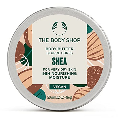 The Body Shop Manteca Corporal de Karité – Hidratante y Humectante para Piel Muy Seca – Vegano – 1.62 oz - imagen 2