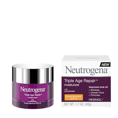 Neutrogena Crema Hidratante Facial Triple Age Repair - con Tecnología Hexinol y Vitamina C, Crema Antienvejecimiento con SPF 25, Reduce Arrugas y - imagen 4
