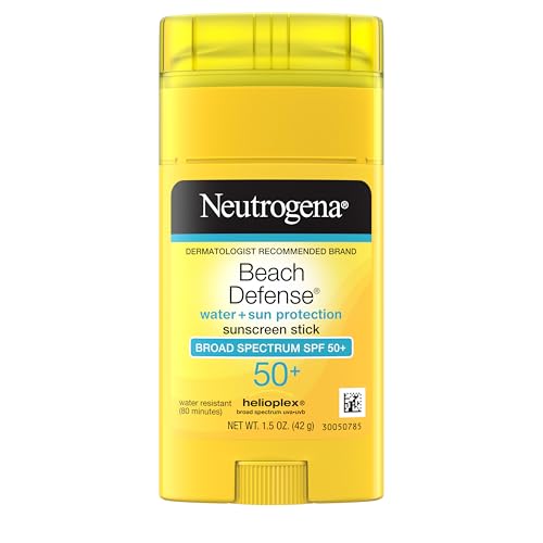 Protector Solar Neutrogena Beach Defense Stick SPF 50, Protección Solar de Amplio Espectro para Cara y Cuerpo, Resistente al Agua, Fórmula No - imagen 1