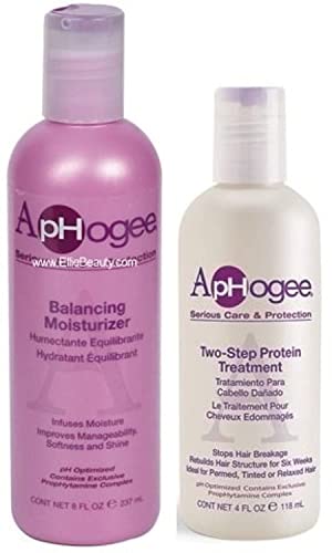 Aphogee Cuidado del Cabello Doble Paquete – Tratamiento de Proteína en Dos Pasos (4 fl oz) y Hidratante Equilibrante (8 fl oz) - imagen 2
