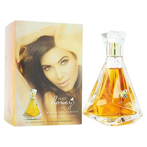 Kim Kardashian Pure Honey Eau de Parfum Spray para Mujeres, 3.4 Onzas - imagen 3