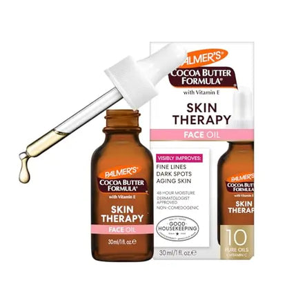 Aceite Hidratante para la Piel Palmer's Cocoa Butter Formula para el Rostro con Vitamina E, C y Mezcla de 10 Aceites Faciales, Fragancia de Aceite de - imagen 3