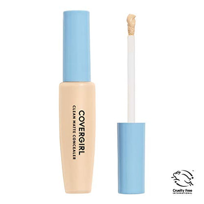 COVERGIRL - Corrector Clean Matte, Fórmula Ligera y Libre de Aceite, Cobertura Natural y Mezclable, 100% Libre de Crueldad - imagen 1