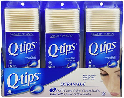 Q-tips Bastones de Algodón 3 Paquetes de 625 Unidades - imagen 4