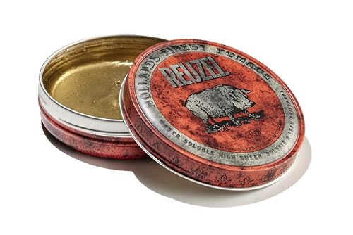 Pomada REUZEL Roja, Fijación Media Todo el Día, Estilo Soluble en Agua, Alto Brillo y Sin Escamas, Fácil de Lavar, Para Todo Tipo de Cabello - imagen 1