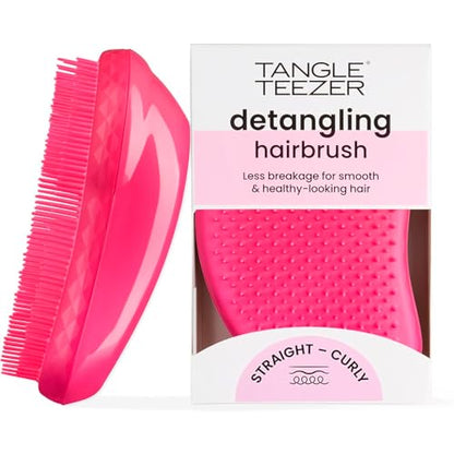 Cepillo Desenredante Tangle Teezer Original, Cepillo para Cabello Seco y Húmedo, Ideal para Todo Tipo de Cabello, Pink Fizz - imagen 1