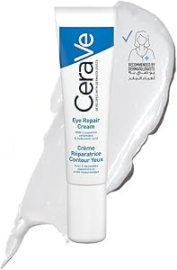 Crema Reparadora para Ojos CeraVe, Crema para Ojeras y Bolsas, Ácido Hialurónico + Niacinamida + Complejo Botánico Marino, Sin Aceite y Probada por - imagen 1