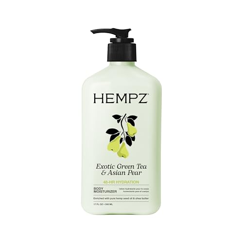 Loción Corporal HEMPZ - Té Verde y Pera Asiática - Crema Hidratante Diaria - 17oz - imagen 1