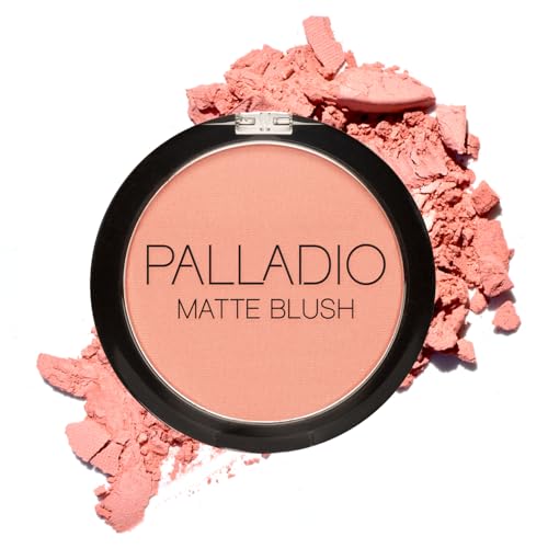 Rubor Mate Palladio, Aplicación Suave en Mejillas, Acabado Mate Uniforme, Cobertura Terciopelo Impecable, Difuminado Fácil, Compacto Conveniente, - imagen 3