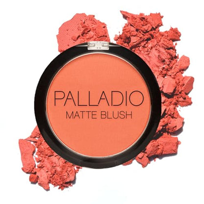 Blush Matte Palladio en Tono Toasted Apricot, Acabado Suave y Uniforme, Cobertura Sedosa, Fácil Difuminado, Compacto Conveniente - imagen 2