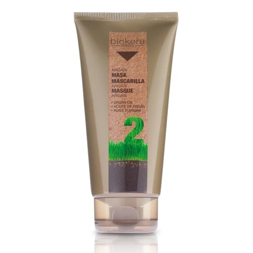SALERM - Mascarilla Capilar - Argan Mask Biokera Natura - 200 ml - para Cabello Dañado - con Aceite de Argán y Algodón - Hidratación Profunda - - imagen 3
