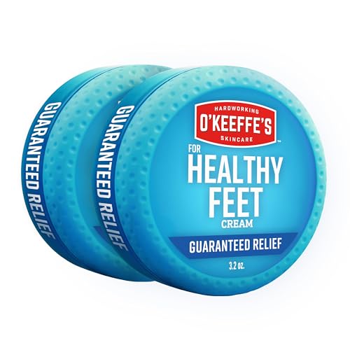 Crema para pies O'Keeffe's para pies saludables - Tarro de 3.2 oz (Paquete de 2) - Alivio garantizado para pies extremadamente agrietados y secos, - imagen 3