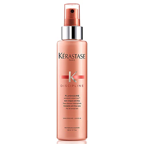 KERASTASE Discipline Fluidissime - Tratamiento sin enjuague para reducir el frizz, suaviza el cabello y mejora el brillo, protege del calor - imagen 1