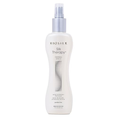BioSilk Silk Therapy Spray Protector Térmico para Cabello, Protege del Daño por Calor, Aporta Brillo y Fija Estilos, Sin Sulfatos ni Parabenos, 7 Oz - imagen 1