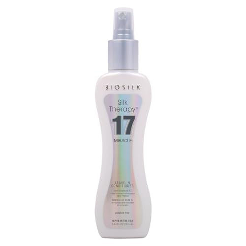 BioSilk Silk Therapy Miracle 17 Acondicionador Sin Enjuague para Cabello Seco y Dañado, Repara, Hidrata y Controla el Frizz, 5.64 Oz - imagen 3