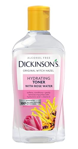 Tónico Hidratante Dickinson's con Hamamelis y Agua de Rosas, Libre de Alcohol, Fórmula 98% Natural, 16 Fl Oz (Paquete de 1) - imagen 2