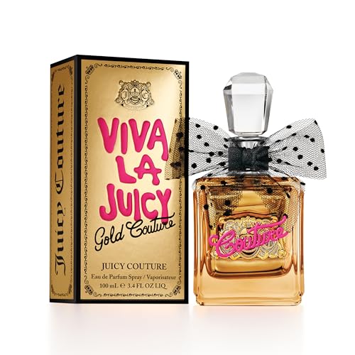 Juicy Couture Viva La Juicy Gold Eau De Parfum, Perfume de Mujer con Notas de Frutos Rojos, Jazmín Sambac y Crema de Vainilla - EDP Spray, 3.4 fl oz - imagen 4
