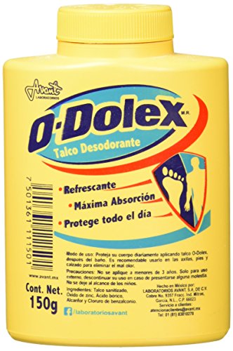 Talco Desodorante Odolex 150g - Polvo de Talco para Control de Olores - imagen 3