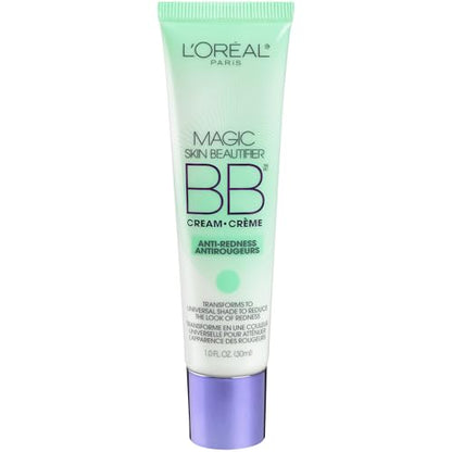 Crema BB L'Oréal Paris Makeup Magic Skin Beautifier, Hidratante Tinte, Anti-Rojo, 1 fl oz, 1 Unidad - imagen 2