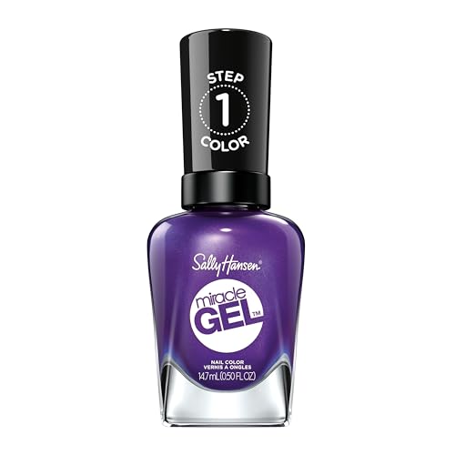 Sally Hansen Miracle Gel Esmalte de Uñas de Calidad de Salón | Fórmula Gel, Sistema de Dos Pasos, Sin Luz UV, Duradero | Opaco, Brillante | 579/570 - imagen 3