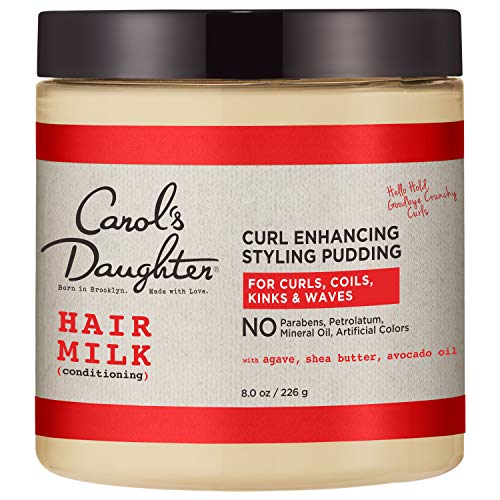 Pudding para Estilizar Cabello Carol’s Daughter Hair Milk, para Rizos, Coils y Ondas, con Agave y Aceite de Aguacate, Crema Definidora sin Parabenos, - imagen 1