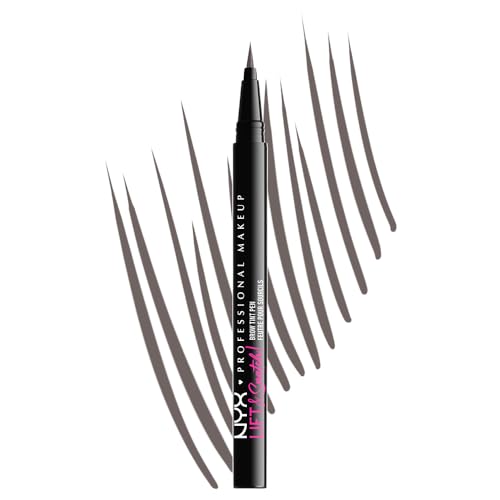 Lápiz Tinte para Cejas NYX PROFESSIONAL MAKEUP Lift & Snatch, Negro Grisáceo - imagen 1