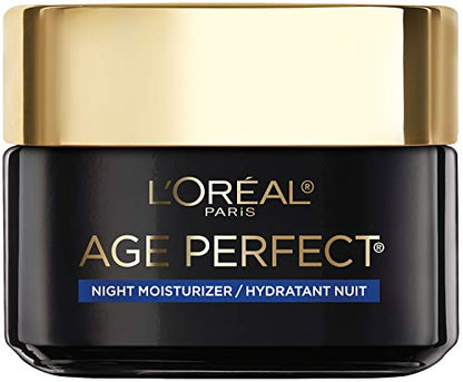 Crema de Noche L'Oreal Paris Age Perfect Cell Renewal, 1.7 oz - Piel Radiante y Vibrante, Ácido Salicílico - imagen 2