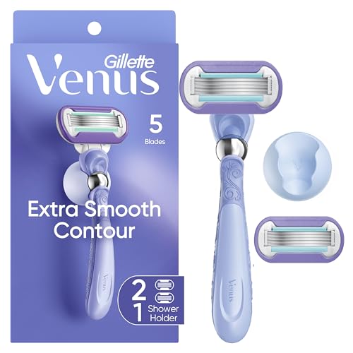 Gillette Venus Deluxe Smooth Swirl Maquinilla de Afeitar para Mujer con Mango + 2 Recambios de Cuchillas - imagen 1