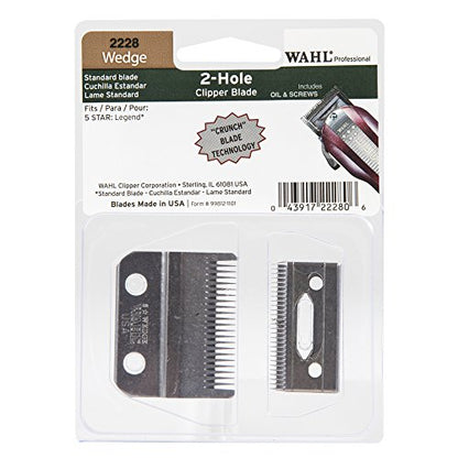 Cuchilla Wedge Profesional Wahl, Repuesto de Alta Precisión para Cortadoras de Cabello, Acero Inoxidable, Compatible con 5-Star Legend - imagen 1