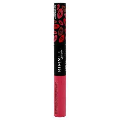 Rimmel London Provocalips 16hr Labial Resistente al Beso - Pintalabios Líquido de Dos Pasos para Fijar Color y Brillo - 200 I'll Call You, 4 ml - imagen 1