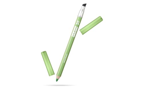 Lápiz de Ojos Pupa Milano Multiplay - Uso como Delineador o Sombra - Color Verde Wasabi - 0.04 Oz - Suave y Mezclable para un Look Intenso - imagen 1