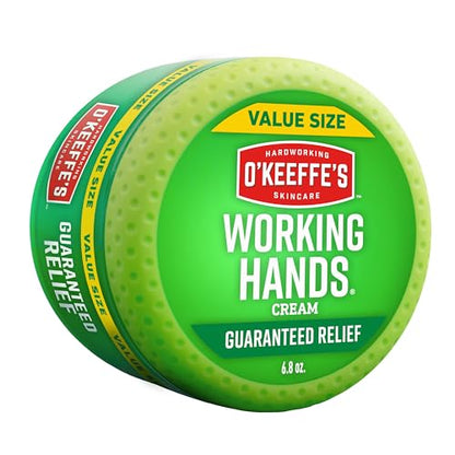 Crema de Manos O'Keeffe's Working Hands para Sequedad Extrema - Tarro de 6.8 oz (1 Paquete) - Cuidado Reparador para Manos Agrietadas y Secas - imagen 4