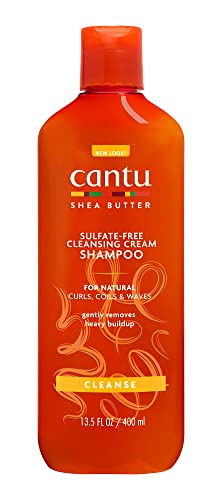 Cantu Manteca de Karité para Cabello Natural Champú Limpiador Sin Sulfatos, 13.5 Onzas - imagen 2