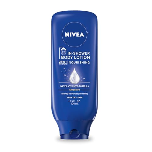 Loción Hidratante NIVEA para Ducha, Hidratante Activado por Agua para Piel Seca a Muy Seca, Botella de 13.5 FL OZ - imagen 4