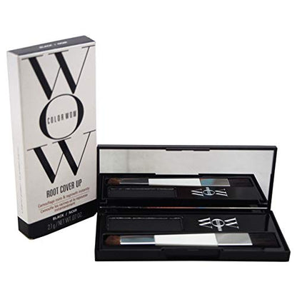 COLOR WOW Root Cover Up, Negro – Cobertura Instantánea de Canas y Retocado Temporal, Resistente al Agua y al Sudor, Fórmula Galardonada Sin Desorden - imagen 1