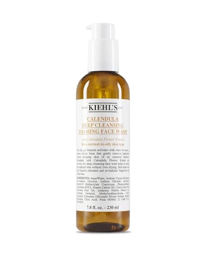 Kiehl's Limpiador Facial Profundo de Caléndula, Equilibra la Piel y Elimina Impurezas, Suaviza y Refresca, Aumenta la Barrera Hidratante, Sin - imagen 4