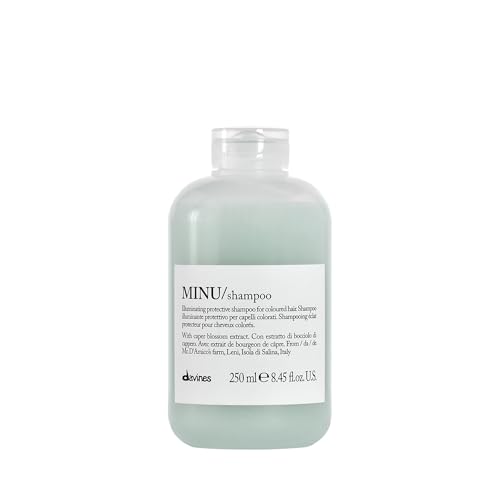 Champú Davines MINU, Hidratante y Protector del Color para Cabello Teñido - Preserva la Brillantez y Suavidad con Caper Salina, 8.45 Fl Oz - imagen 1