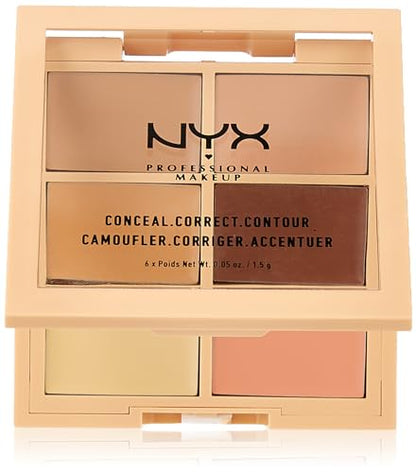 Paleta de Corrección y Contorno NYX PROFESSIONAL MAKEUP - Ligera - imagen 1