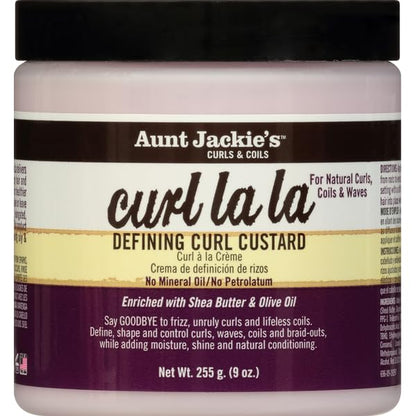 Aunt Jackie's Curl La La, Gel Definidor de Rizos Ligero, Enriquecido con Manteca de Karité y Aceite de Oliva, 15 Onzas - imagen 1